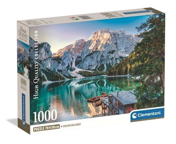 Clementoni 1000 pcs. CB HQC Emerald Lake Braies, 14 år