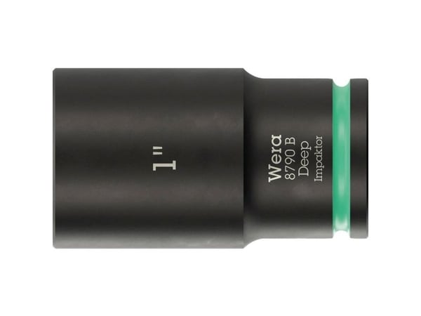 Wera 05005576001, Kraftpipe, Sort, Grønn, 1 hoder, 1/4", Imperisk, 1"