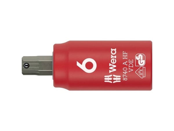 Wera 05005903001, 1 stykker, Hexagon, 1/4", 6 mm, 45 mm, 28 g