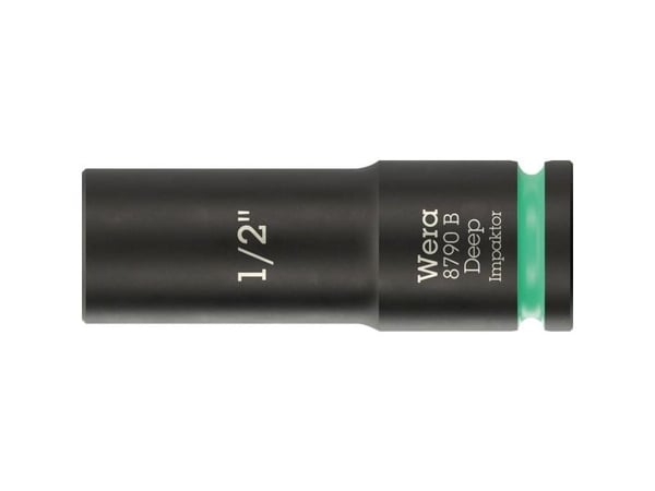 Wera 05005568001, Kraftpipe, Sort, Grønn, 1 hoder, 3/8", Imperisk, 1/2"