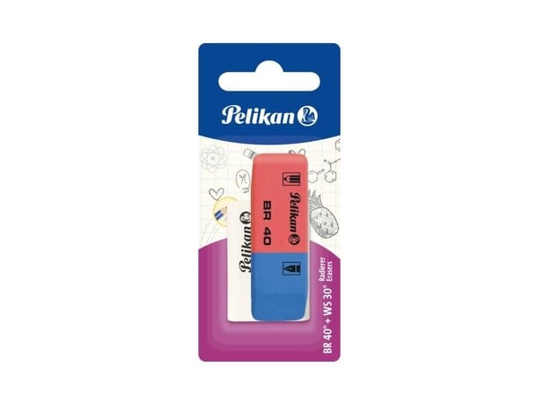 Pelikan BR40 + WS30, Plast, Gummi, Flerfarget, Voksne & barn, Blister, 2 stykker, PVC, Ftalat
