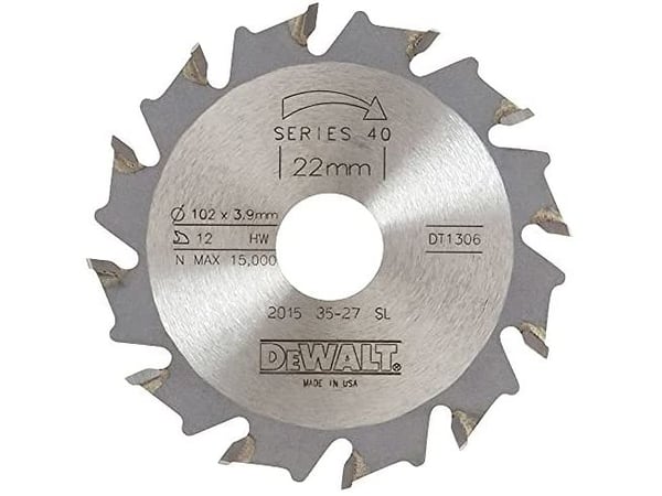 DeWALT - Biscuit joiner blade - för trä - 102 mm - 12 tänder