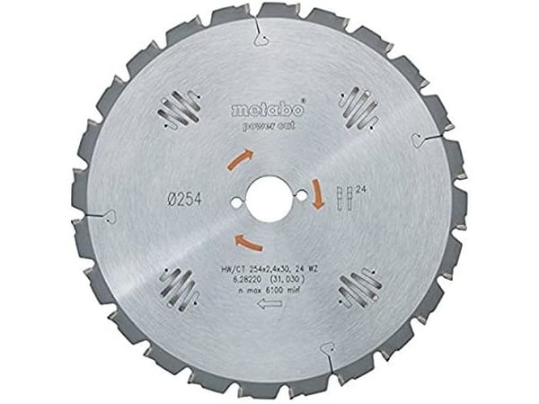 Metabo 628220000, Puun rakentaminen nauloilla, Puu, 25,4 cm, 3 cm, 6100 rpm, 2,4 mm, KS 254 Plus, KGS 254 M, KGS 254 Plus, KGS 254 I Plus, KGS 254 ...