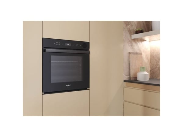 Whirlpool Absolute AKZ9S 8220 FB - Ovn - med dampfunksjon - innebygd - fordypning - bredde: 56 cm - dybde: 55 cm - høyde: 58.3 cm - med selvrens - ...