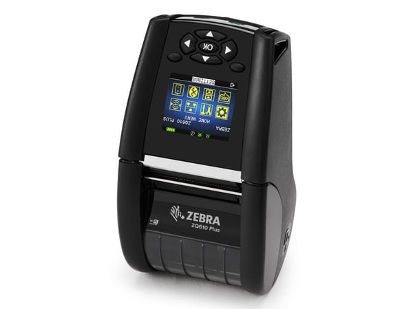 Zebra ZQ600 Series ZQ610 Plus-HC - Etikettskriver - direktetermisk - Rull (5,54 cm) - 203 dpi - inntil 115 mm/sek - Wi-Fi(ax), Bluetooth 5.3, USB, ...