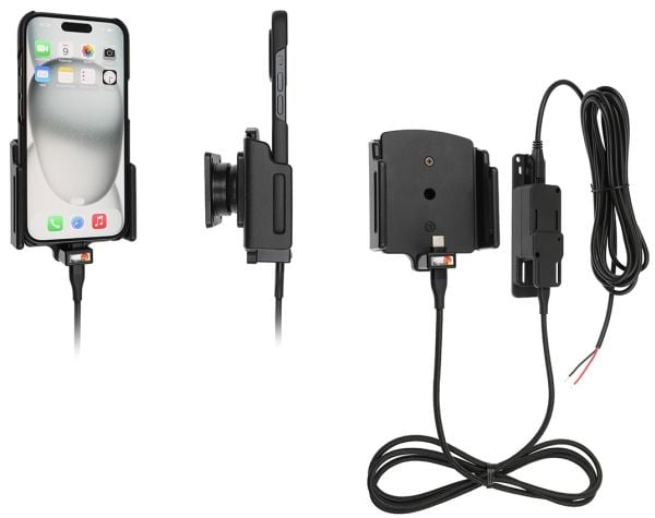 Brodit 727370, Mobiltelefon/smarttelefon, Aktiv holder, Bil/innendørs, Svart