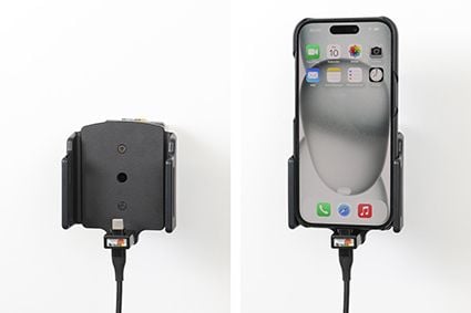 Brodit 727370, Mobiltelefon/smarttelefon, Aktiv holder, Bil/innendørs, Svart