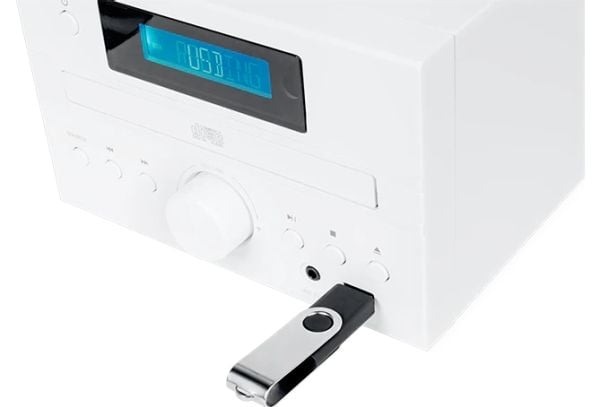 Thomson MIC122BT, Kodin mikroaudiojärjestelmä, Musta, Hopea, Etu, 10 W, 6 O, 75 dB