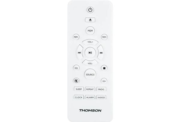 Thomson MIC122BT, Kodin mikroaudiojärjestelmä, Musta, Hopea, Etu, 10 W, 6 O, 75 dB