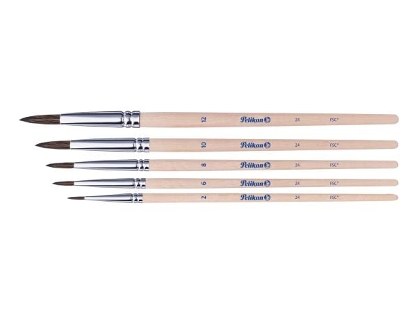 Pelikan 701549, Børstesett, Assortert, Ponnihår