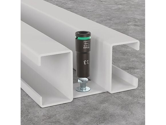 Wera 05005574001, Stikkontakt, 3/8", Imperisk, 1 hoder, 7/8", 63 mm
