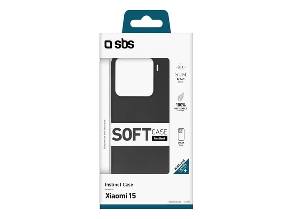 SBS TEINSTXI15K, deksel, Xiaomi, 15, 16,1 cm (6.36"), Sort