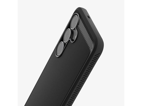 Spigen Rugged Armor, Mobilskal, Samsung, Galaxy S25 FE, 17 cm (6.7"), Svart