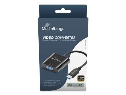 MediaRange MRCS230, 0,2 m, USB Type-A, VGA (D-Sub), Hankjønn, Hunkjønn, Rett