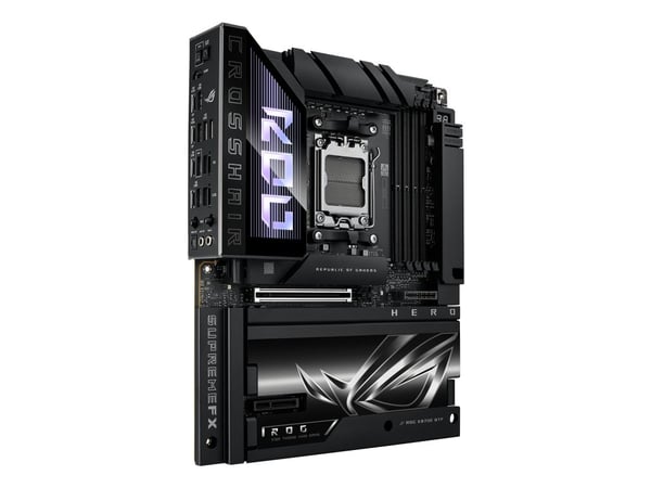 ASUS ROG CROSSHAIR X870E HERO BTF - Moderkort - ATX - Socket AM5 - AMD X870E Chipuppsättning - USB4, USB 3.2 Gen 2, USB-C 3.2 Gen2, USB 3.2 Gen 1, ...