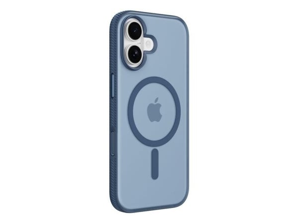 Belkin SheerForce Grip Series - Baksidedeksel for mobiltelefon - MagSafe-samsvar - laget av resirkulerte materialer - marineblå - for Apple iPhone 17