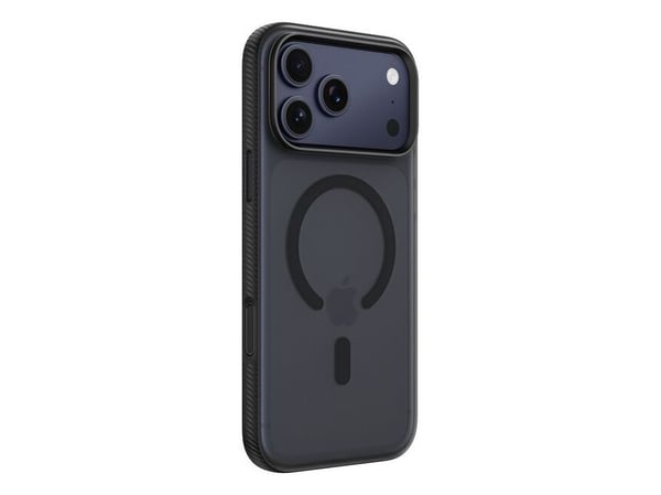 Belkin SheerForce Grip Series - Baksidedeksel for mobiltelefon - MagSafe-samsvar - laget av resirkulerte materialer - svart - for Apple iPhone 17 P...