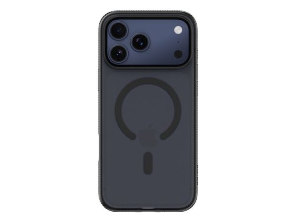 Belkin SheerForce Grip Series - Baksidedeksel for mobiltelefon - MagSafe-samsvar - laget av resirkulerte materialer - svart - for Apple iPhone 17 P...