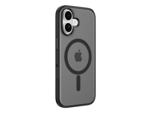 Belkin SheerForce Grip Series - Baksidedeksel for mobiltelefon - MagSafe-samsvar - laget av resirkulerte materialer - svart - for Apple iPhone 17