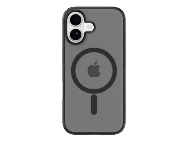 Belkin SheerForce Grip Series - Baksidedeksel for mobiltelefon - MagSafe-samsvar - laget av resirkulerte materialer - svart - for Apple iPhone 17