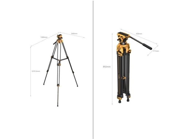 SmallRig 5523, 3 jalkoja, musta, 18,6 cm, 4 kg