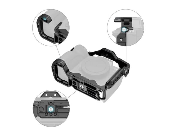 SmallRig 5599, 141,8 mm, 206,6 mm, 217,5 mm, 611,5 g, 155 mm, 85 mm