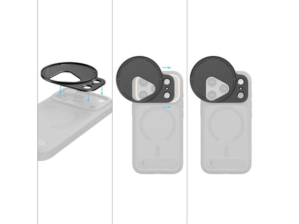 SmallRig 5547, Objektivadapter, Sort, Aluminium, Apple, iPhone 17 Pro, 16 cm (6.3")