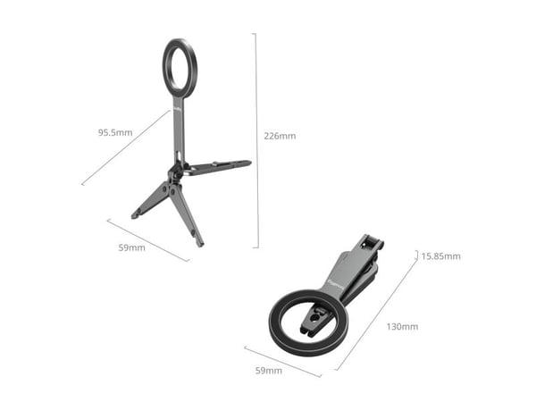 SmallRig 5649, Smartwatch, Gjuten aluminium