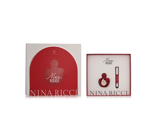 Nina Ricci Nina Rouge Giftset - Dame - 52 ml (Edt Spray 50ml/Lipstick 2,5gr)