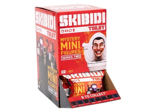 SKIBIDI TOILET MINI MYSTERY FIGURES ASS CDU