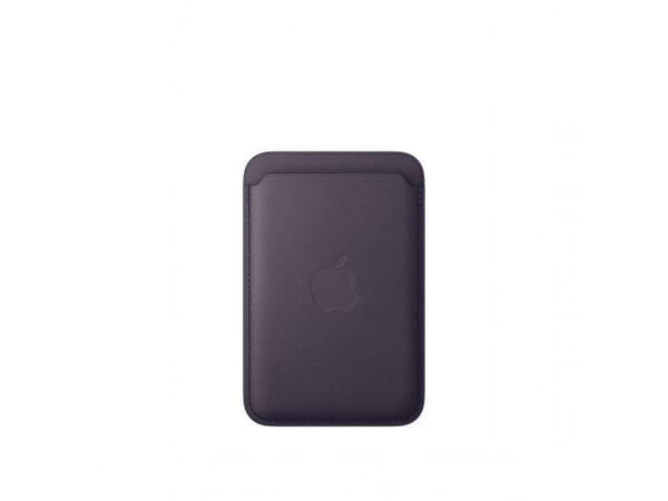 Apple - Lomme for mobiltelefon / kredittkort - MagSafe-samsvar - mikrotvill, FineWoven - midnattslilla
