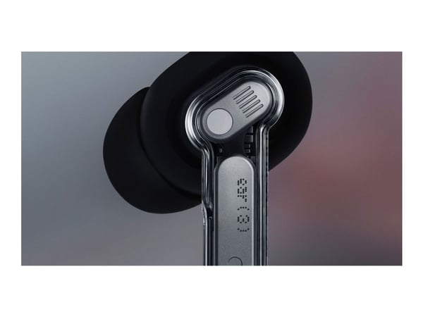 Nothing Ear (3) - True wireless-hodetelefoner med mikrofon - i øret - Bluetooth - aktiv støydemping - svart