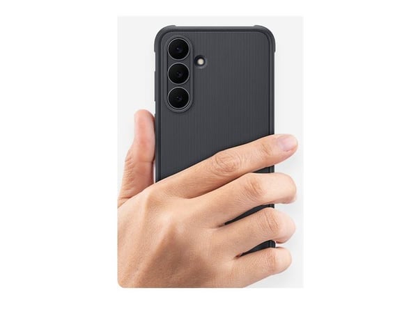 Samsung EF-RS731 - Baksidedeksel for mobiltelefon - robust - bløtberøringssilikon - svart - for Galaxy S25 FE