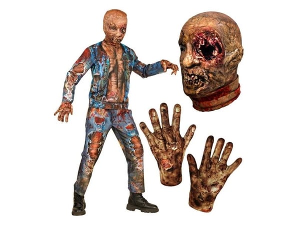 Zombie-kostym för barn