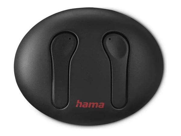 Hama Spirit Unchained - True wireless-hodetelefoner med mikrofon - i øret - Bluetooth - svart