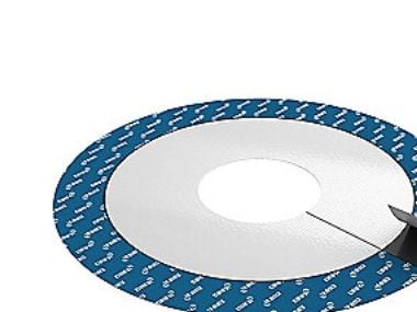 Dafa renoveringskrave Ø160 med Ø25 mm hul for lufttætning ved gennemføring af eksist. rør og kabler Ø30-80 mm i klimaskærmen.