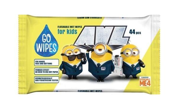 EURUS POSTRY Minions våtservietter 1x44stk.