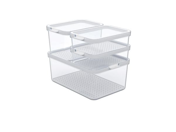 Rotho kylskåpsorganizer, set 4 st. CAUMA