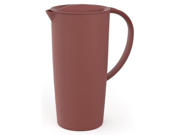 Rotho plastkanne 1200 ml, plast, rød