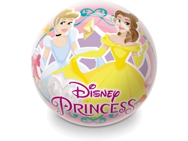 Mondo blå gummiboll/klickpinne 23 cm - Disneys prinsessor Bio Ball
