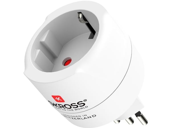 SKROSS Europa til Sveits Italia Braz Enkel adapter (1.500272C-E)