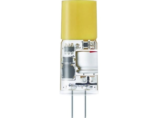 Philips LED - LED-lyspære - form: kapsel - klar finish - G4 - 2.4 W (ekvivalent 28 W) - klasse E - varmt hvitt lys - 2700 K - blank