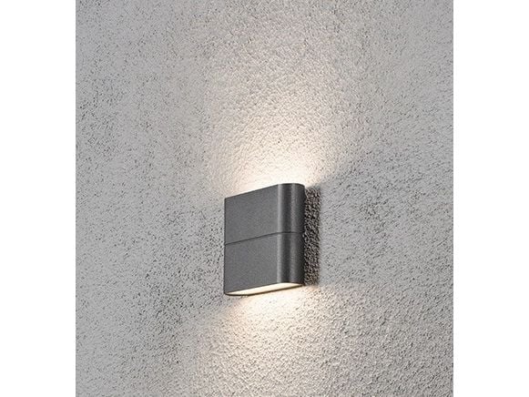 Konstsmide Chieri, Appeared, Rektangel, 2 pære(r), Antracitt