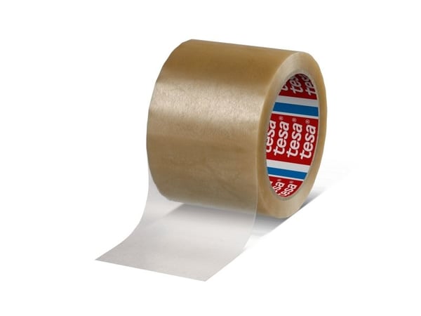 Tesapack Premium 4124 - Pakketape - 75 mm x 66 m - PVC - transparent
