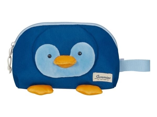 Samsonite Happy Sammies Eco, Unisex, Hånd-veske, Glidelås, Blå, Mønster, Penguin Peter