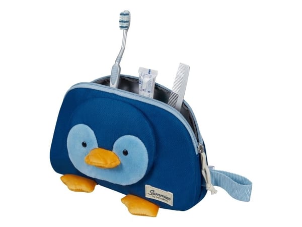 Samsonite Happy Sammies Eco, Unisex, Hånd-veske, Glidelås, Blå, Mønster, Penguin Peter