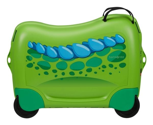Samsonite Dream2go, Tralle, Hard overflate, Grønn, Dinosaur D., Kabin, 4 hjul