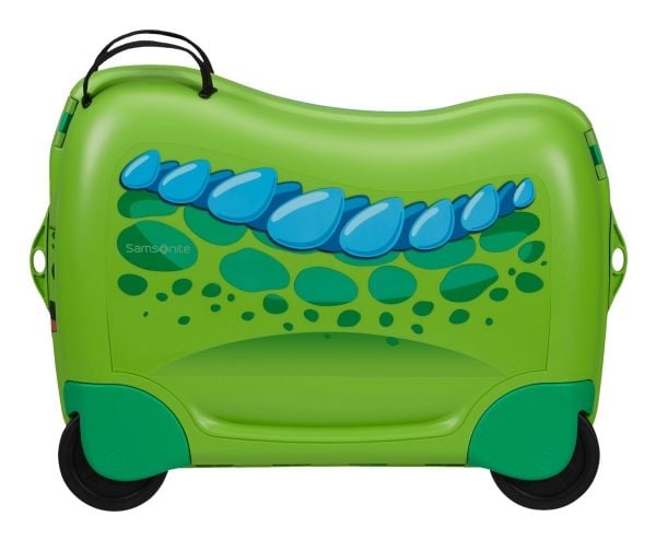 Samsonite Dream2go, Tralle, Hard overflate, Grønn, Dinosaur D., Kabin, 4 hjul