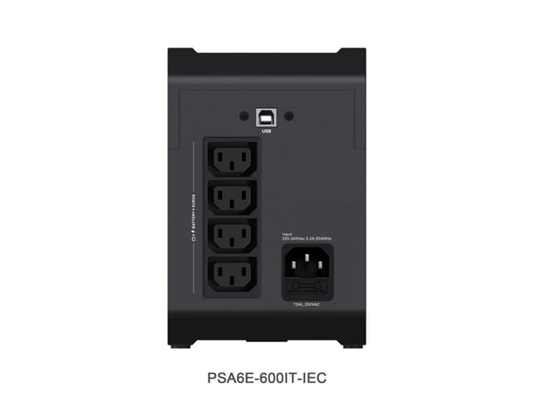 Vertiv PSA6E-600IT-IEC - UPS - AC 120/230 V - 315 watt - 600 VA - enkeltfase - utgangskontakter: 4