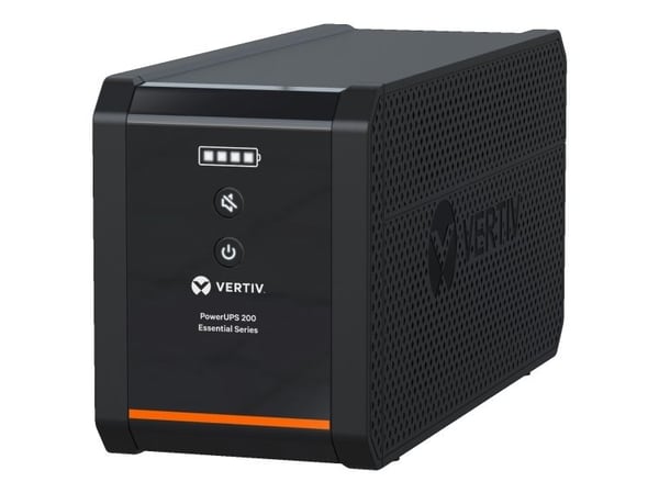 Vertiv Essential Series - UPS - AC 220 - 240 V - 925 watt - 1600 VA - enkeltfase - utgangskontakter: 6